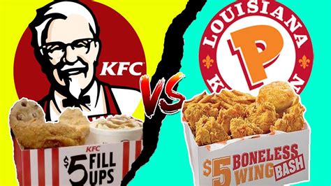 While their chicken was tasty and tender, the skin was not as crispy as one would hope. . Kfc vs popeyes